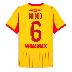 Fotbalové Dres RC Lens Samson Baidoo #6 Domácí Oblečení 2025-26 Krátký Rukáv